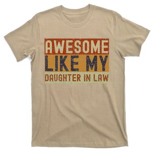 Awesome Like My Daughterinlaw FatherS Day Parents Day T-Shirt