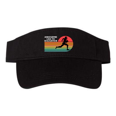 Awesome Like My Daughter Vintage Football Visor
