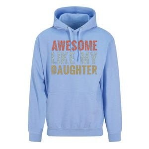 Awesome Like My Daughter Girl Dad Gift Papa Father Day Unisex Surf Hoodie