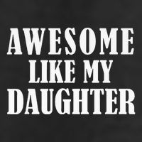 Awesome Like My Daughter Funny Father's Day Gift Dad Adult Drive Performance Visor