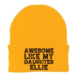 Awesome Like My Daughter Ellie Dad Mom Fathers Mothers Day Knit Cap Winter Beanie