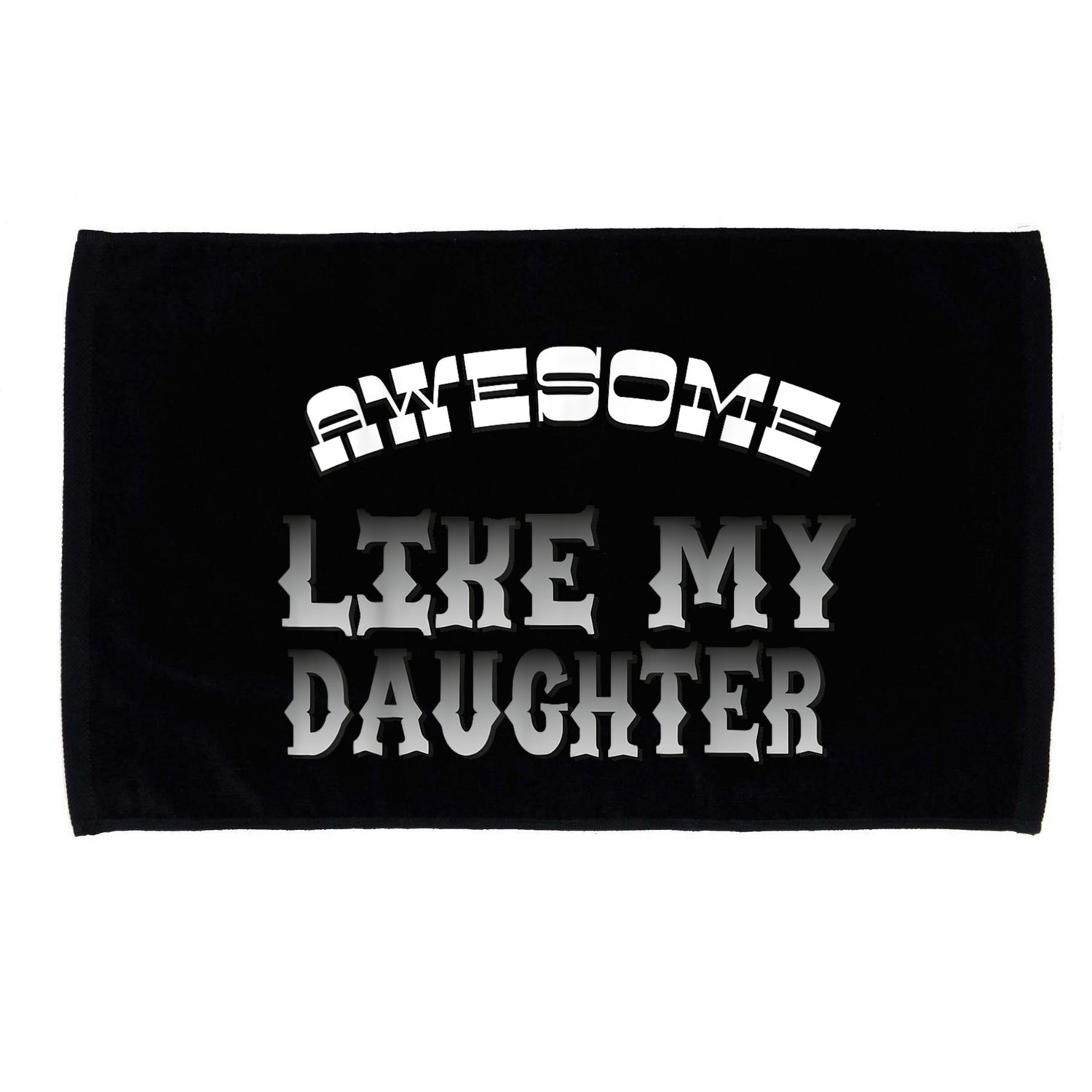 Awesome Like My Daughter Men Funny Fathers Day Dad Microfiber Hand Towel
