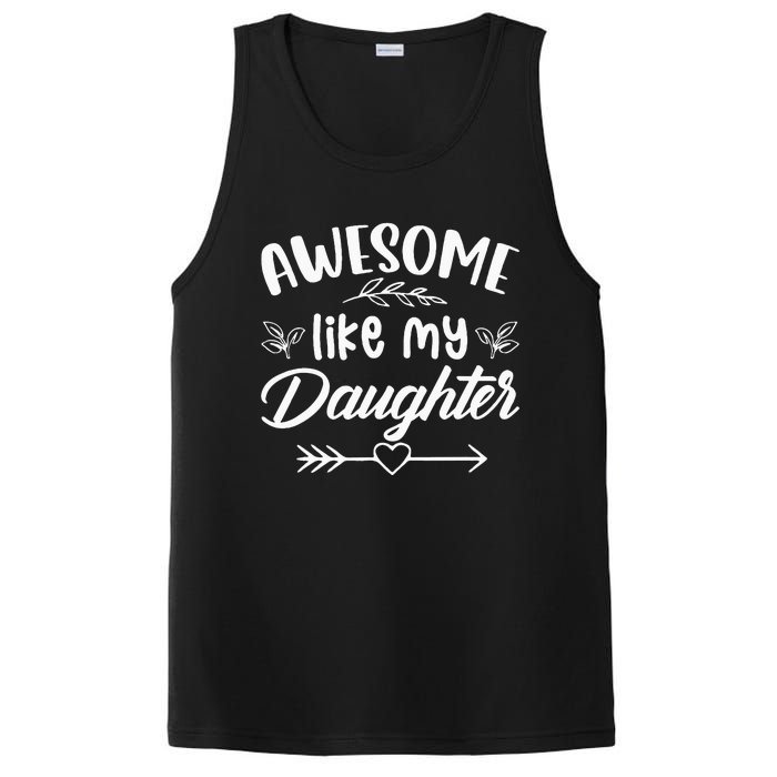 Awesome Like My Daughter Funny Fathers Day Dad Papa Men PosiCharge Competitor Tank