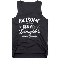 Awesome Like My Daughter Funny Fathers Day Dad Papa Men Tank Top