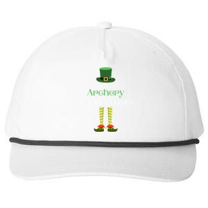 Archery Leprechaun Matching Family Group St Patrick's Day Gift Snapback Five-Panel Rope Hat