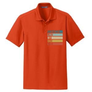 Awesome Like My Dad Gift Dry Zone Grid Polo