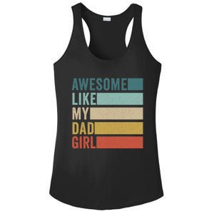 Awesome Like My Dad Gift Ladies PosiCharge Competitor Racerback Tank