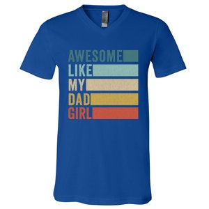 Awesome Like My Dad Gift V-Neck T-Shirt