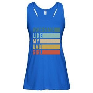 Awesome Like My Dad Gift Ladies Essential Flowy Tank