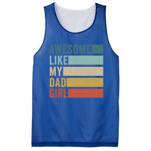 Awesome Like My Dad Gift Mesh Reversible Basketball Jersey Tank