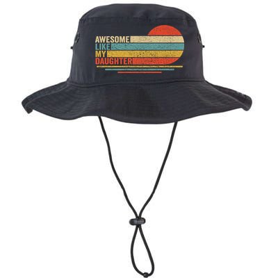 Awesome Like My Daughter Retro Funny Dad Fathers Day Bucket Hat