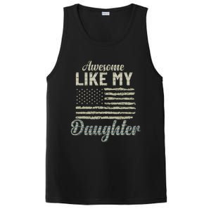 Awesome Like My Daughters Family Lovers Funny Fathers Day PosiCharge Competitor Tank