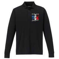 Awesome Like My Daughter FatherS Day For Dad From Daughter Performance Long Sleeve Polo