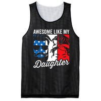 Awesome Like My Daughter FatherS Day For Dad From Daughter Mesh Reversible Basketball Jersey Tank