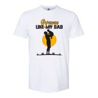 Awesome Like My Dad Dada Daddy Bruh Graphic Funny Father Day Softstyle CVC T-Shirt