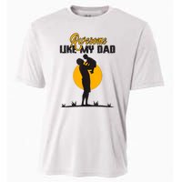 Awesome Like My Dad Dada Daddy Bruh Graphic Funny Father Day Cooling Performance Crew T-Shirt