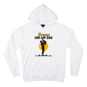 Awesome Like My Dad Dada Daddy Bruh Graphic Funny Father Day Hoodie