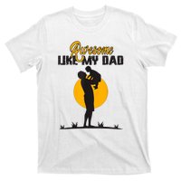 Awesome Like My Dad Dada Daddy Bruh Graphic Funny Father Day T-Shirt