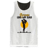 Awesome Like My Dad Dada Daddy Bruh Graphic Funny Father Day Mesh Reversible Basketball Jersey Tank