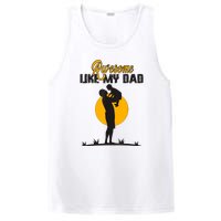 Awesome Like My Dad Dada Daddy Bruh Graphic Funny Father Day PosiCharge Competitor Tank