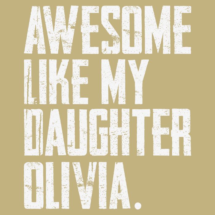 Awesome Like My Daughter Olivia Name Funny Dad FatherS Day Cooling Performance Crew T-Shirt