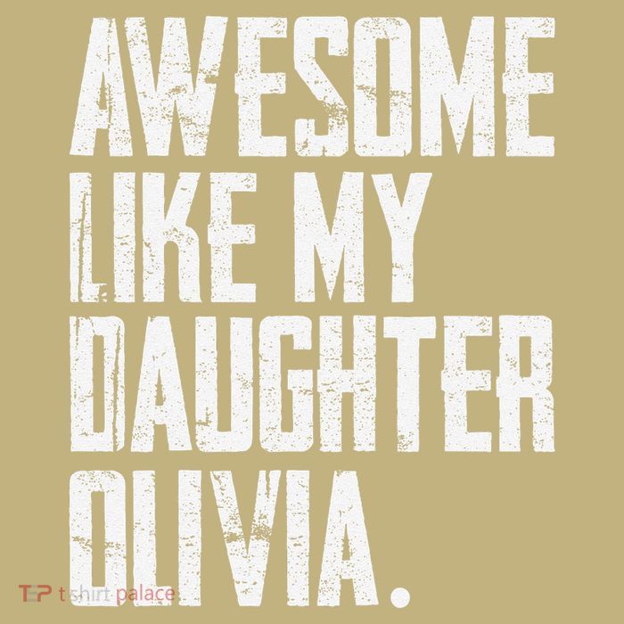 Awesome Like My Daughter Olivia Name Funny Dad FatherS Day Cooling Performance Long Sleeve Crew