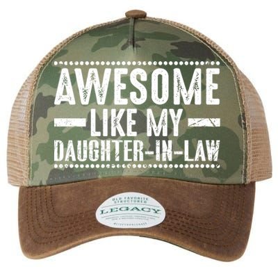 Awesome Like My Daughter In Law Cool Gift Legacy Tie Dye Trucker Hat