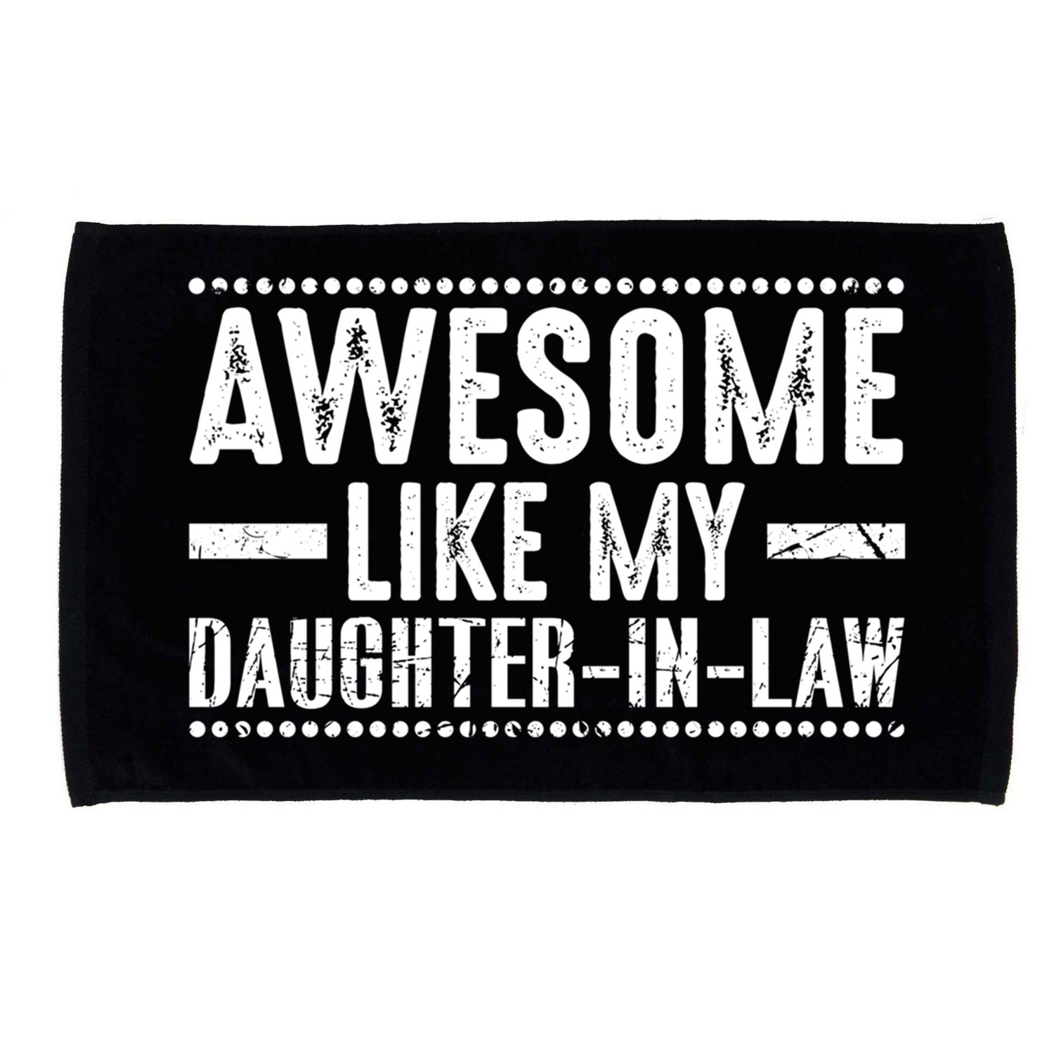 Awesome Like My Daughter In Law Cool Gift Microfiber Hand Towel