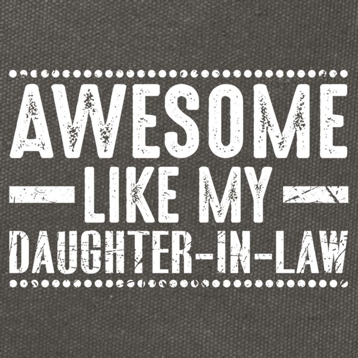 Awesome Like My Daughter In Law Cool Gift Cotton Canvas Backpack
