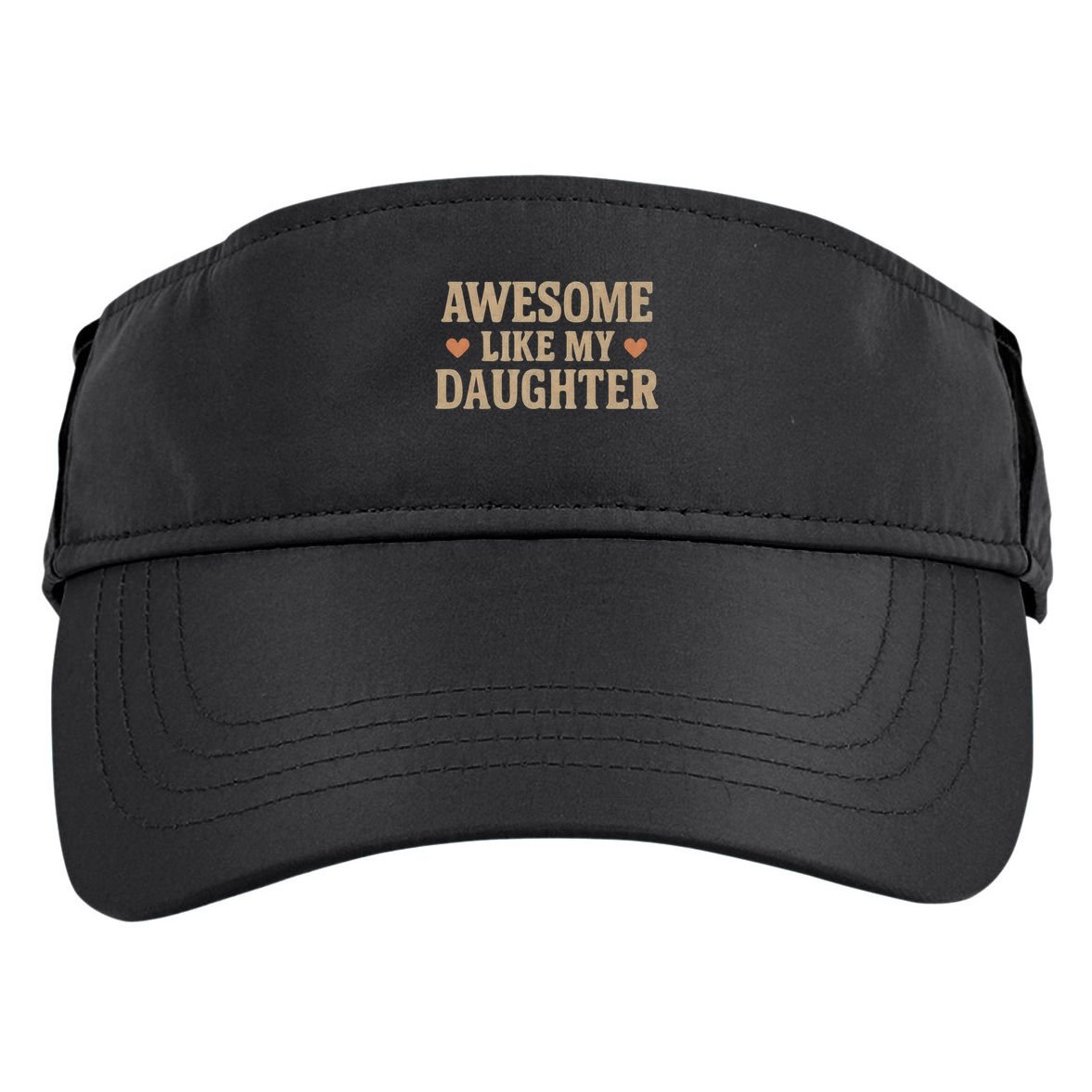 Awesome Like My Daughter Adult Drive Performance Visor