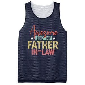 Awesome Like My Father In Law Family Lovers Father Day Mesh Reversible Basketball Jersey Tank