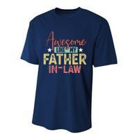 Awesome Like My Father In Law Family Lovers Father Day Performance Sprint T-Shirt