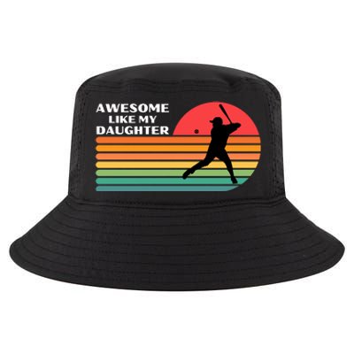 Awesome Like My Daughter Vintage Baseball Dad Cool Comfort Performance Bucket Hat