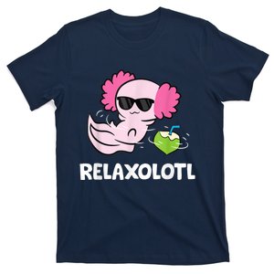 Axolotl Lover Mexican Salamander Relaxolotl Cute Axolotl T-Shirt