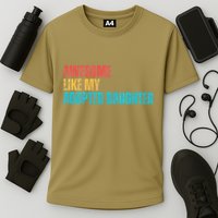Awesome Like My Adopted Daughter Funny Adoption Family Cooling Performance Crew T-Shirt