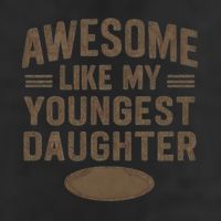 Awesome Like My Youngest Daughter Adult Drive Performance Visor