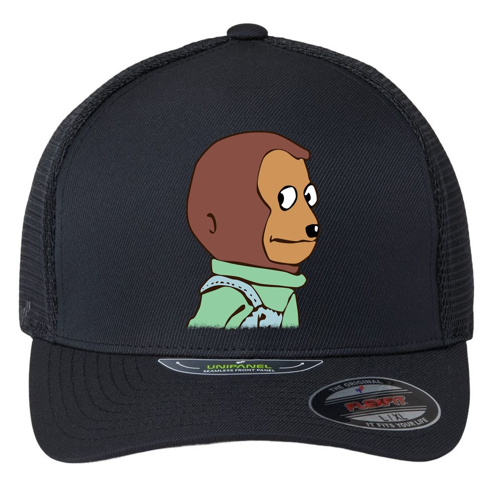 Awkward Look Meme Monkey Puppet Meme Flexfit Unipanel Trucker Cap