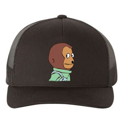 Awkward Look Meme Monkey Puppet Meme Yupoong Adult 5-Panel Trucker Hat