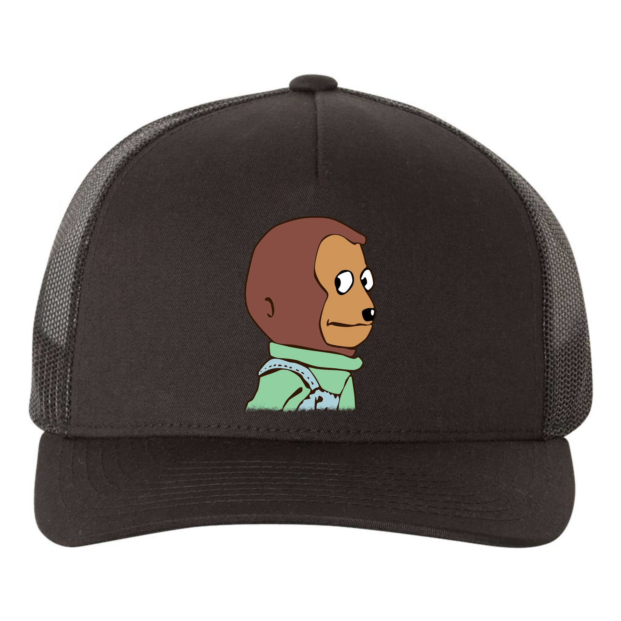 Awkward Look Meme Monkey Puppet Meme Yupoong Adult 5-Panel Trucker Hat