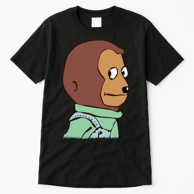 Awkward Look Meme Monkey Puppet Meme Tall T-Shirt