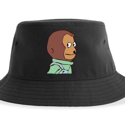 Awkward Look Meme Monkey Puppet Meme Sustainable Bucket Hat