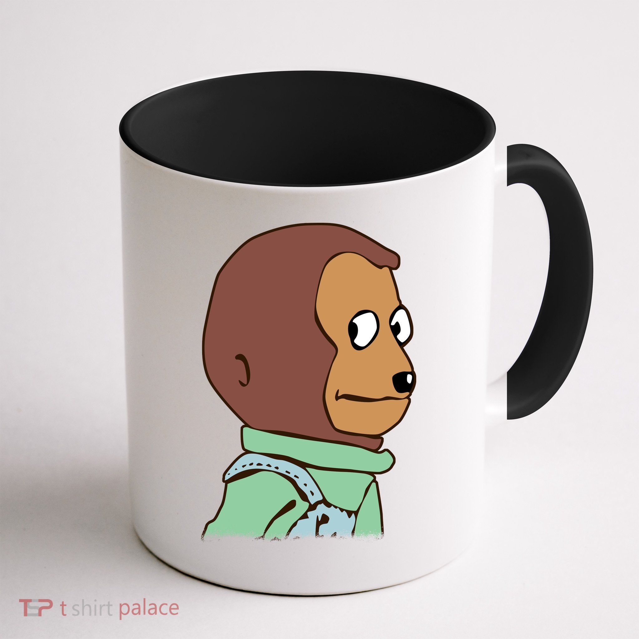 Awkward Look Meme Monkey Puppet Meme Mug
