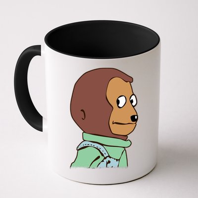 Awkward Look Meme Monkey Puppet Meme Mug