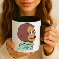 Awkward Look Meme Monkey Puppet Meme Mug