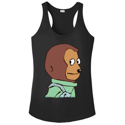 Awkward Look Meme Monkey Puppet Meme Ladies PosiCharge Competitor Racerback Tank