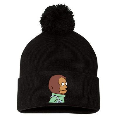 Awkward Look Meme Monkey Puppet Meme Pom Pom 12in Knit Beanie