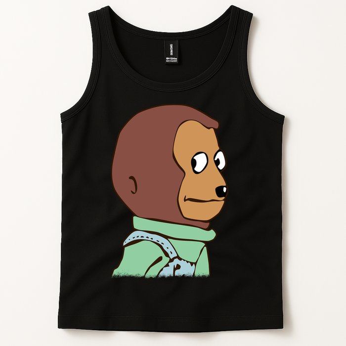 Awkward Look Meme Monkey Puppet Meme Tank Top