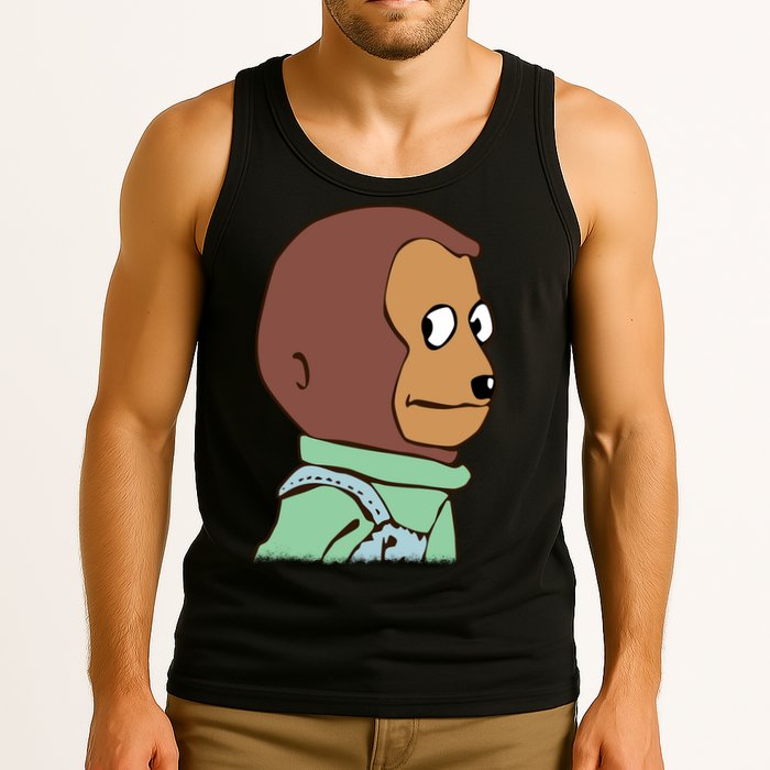 Awkward Look Meme Monkey Puppet Meme Tank Top