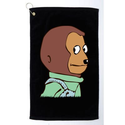 Awkward Look Meme Monkey Puppet Meme Golf Towel