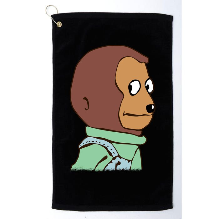 Awkward Look Meme Monkey Puppet Meme Golf Towel
